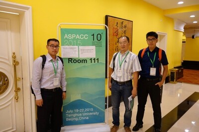 楊授印老師帶領博士生吳敏聖同學至韓國參加研討會
